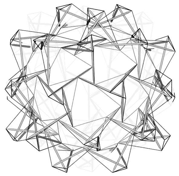 Spherical Assembly of Tensegrity Tripods