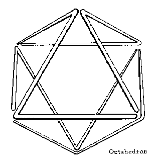 octahedron drawn as the union of 4 zig-zags