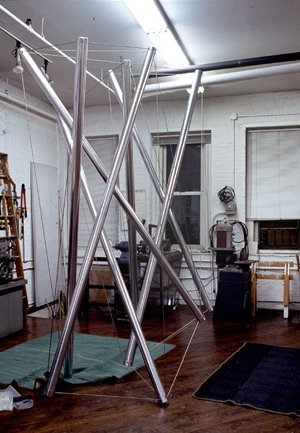 photo of Tall Tale in Snelson workshop