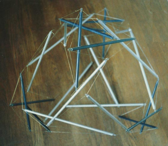 4v tensegrity tetrahedron