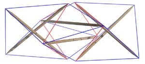 ray trace of three-stage X-Module column